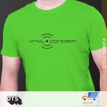 Vinyl concept t-shirt