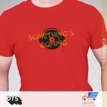 Something's coming t-shirt red