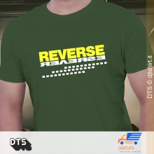 Reverse vinyl t-shirt front